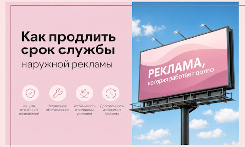Как продлить срок службы наружной рекламы в Новошахтинске