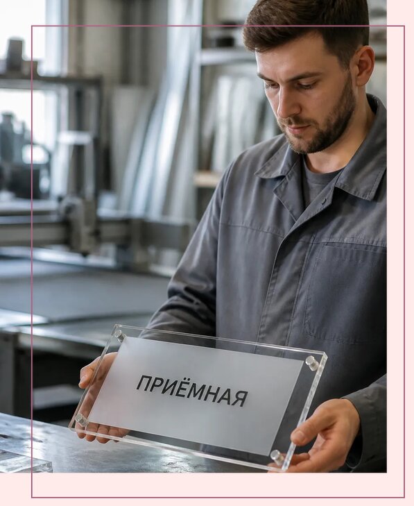 Таблички из оргстекла на заказ в Новошахтинске от 4062 р. | Аванза-Нвш