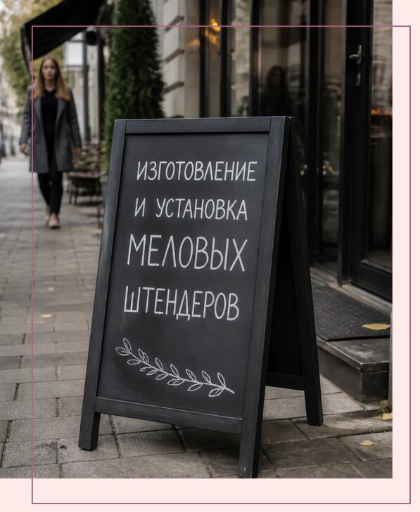 Меловые штендеры в Новошахтинске по цене от 6770 р. | Аванза-Нвш